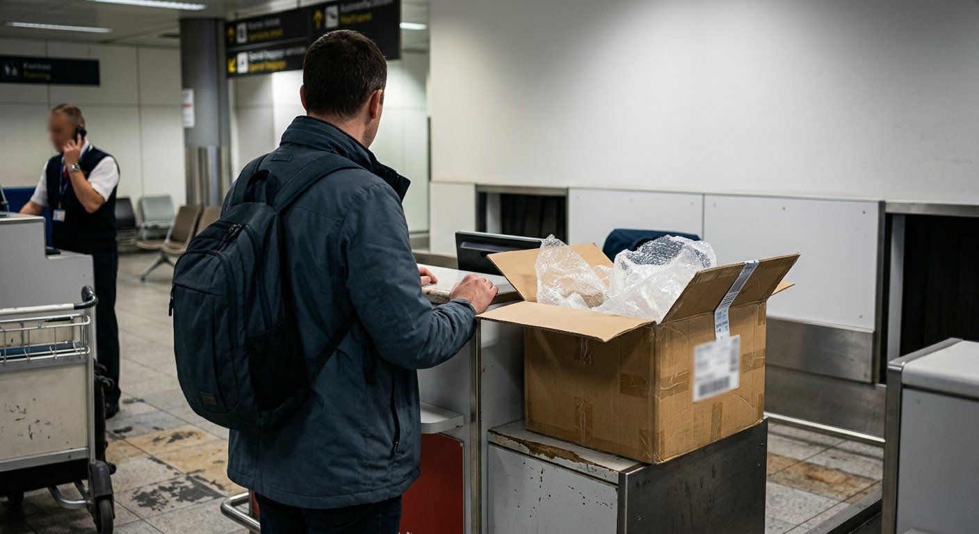 La TSA retiró su Óscar de cabina y la estatuilla desapareció al aterrizar en Alemania