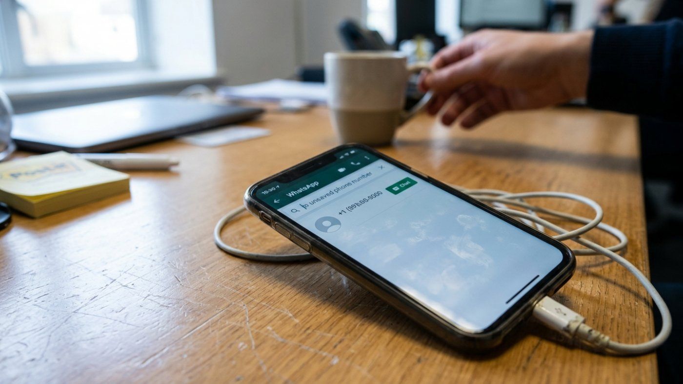 WhatsApp ya permite chatear con un número sin guardarlo en la agenda