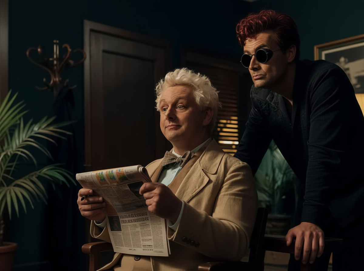 'Good Omens' en Prime Video cambia su final: 6 episodios se reducen a un especial de 90 minutos