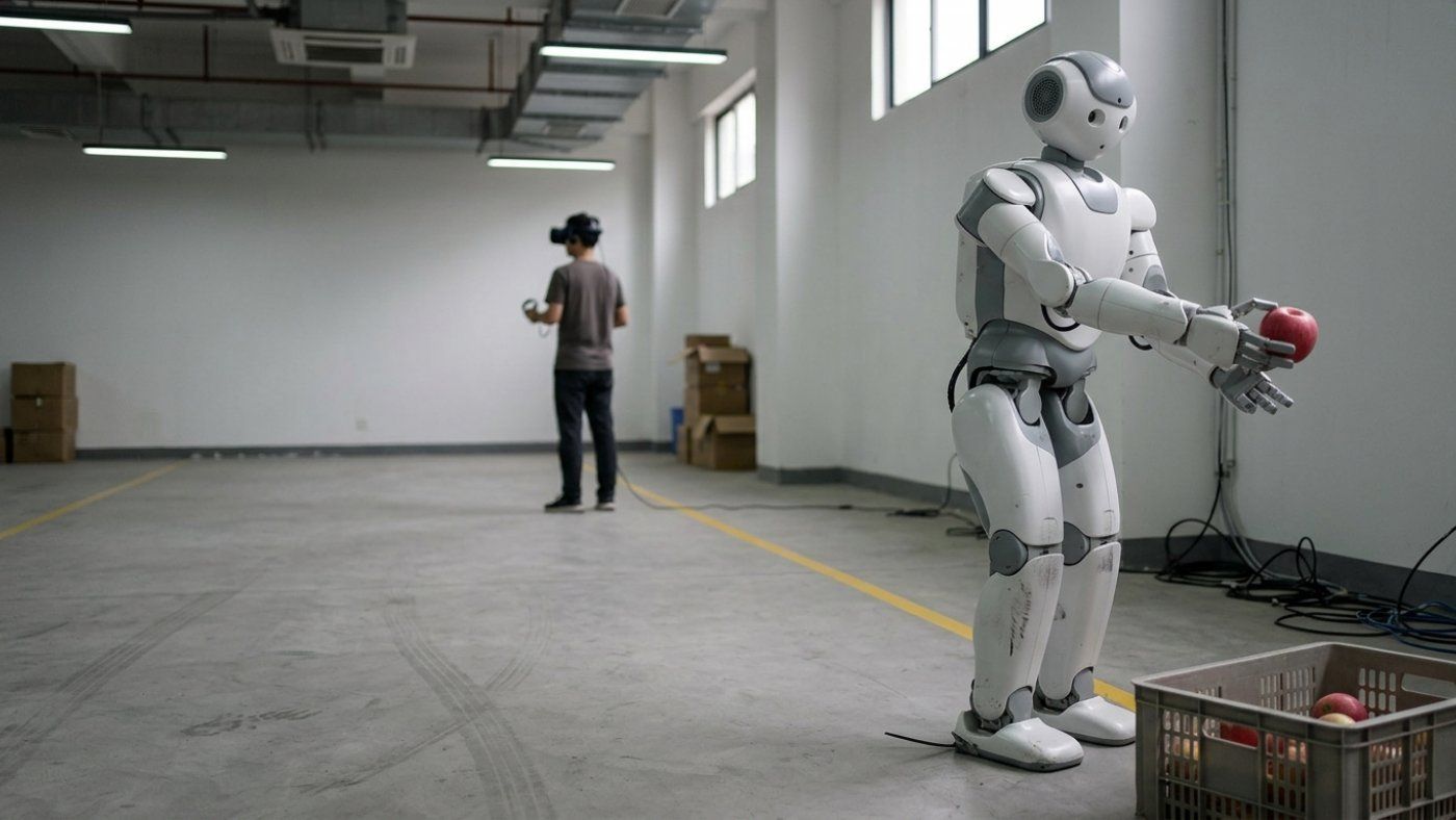 Fuzhou estrena la primera gran fábrica de datos para robots humanoides: casi 30 máquinas aprenden tareas cotidianas Fuzhou estrena la primera gran fábrica de datos para robots humanoides: casi 30 máquinas aprenden tareas cotidianas