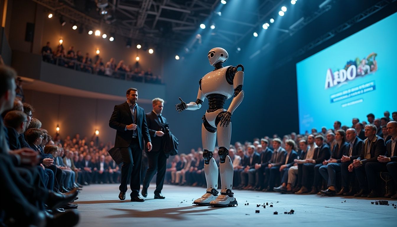 un fallo electrico derribo al robot humanoide ruso