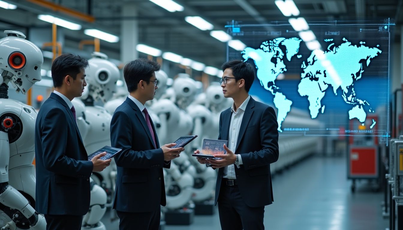 japon domina la robotica industrial de momento