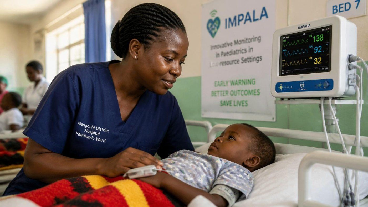 IMPALA reduce hasta un 51% las muertes infantiles en hospitales de Malaui con monitores e IA