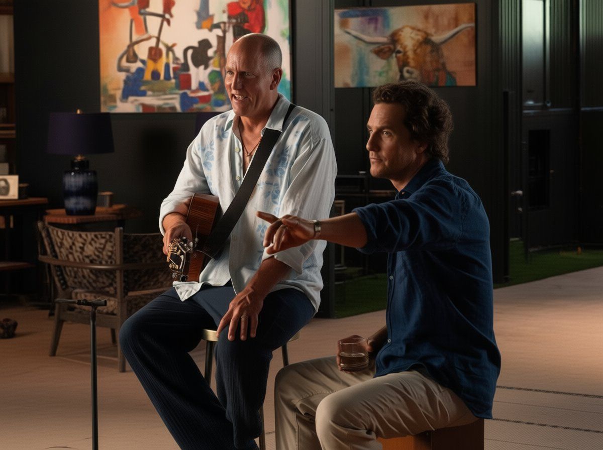 'Brothers' en Apple TV+ reúne a Woody Harrelson y Matthew McConaughey como versiones ficticias de sí mismos