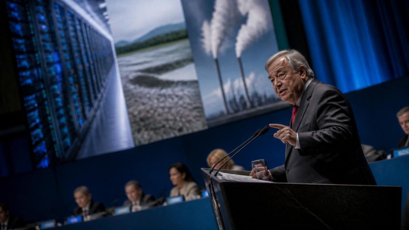 António Guterres exige a la IA: 'No más costes ocultos' y transparencia sobre agua, suelo y CO2