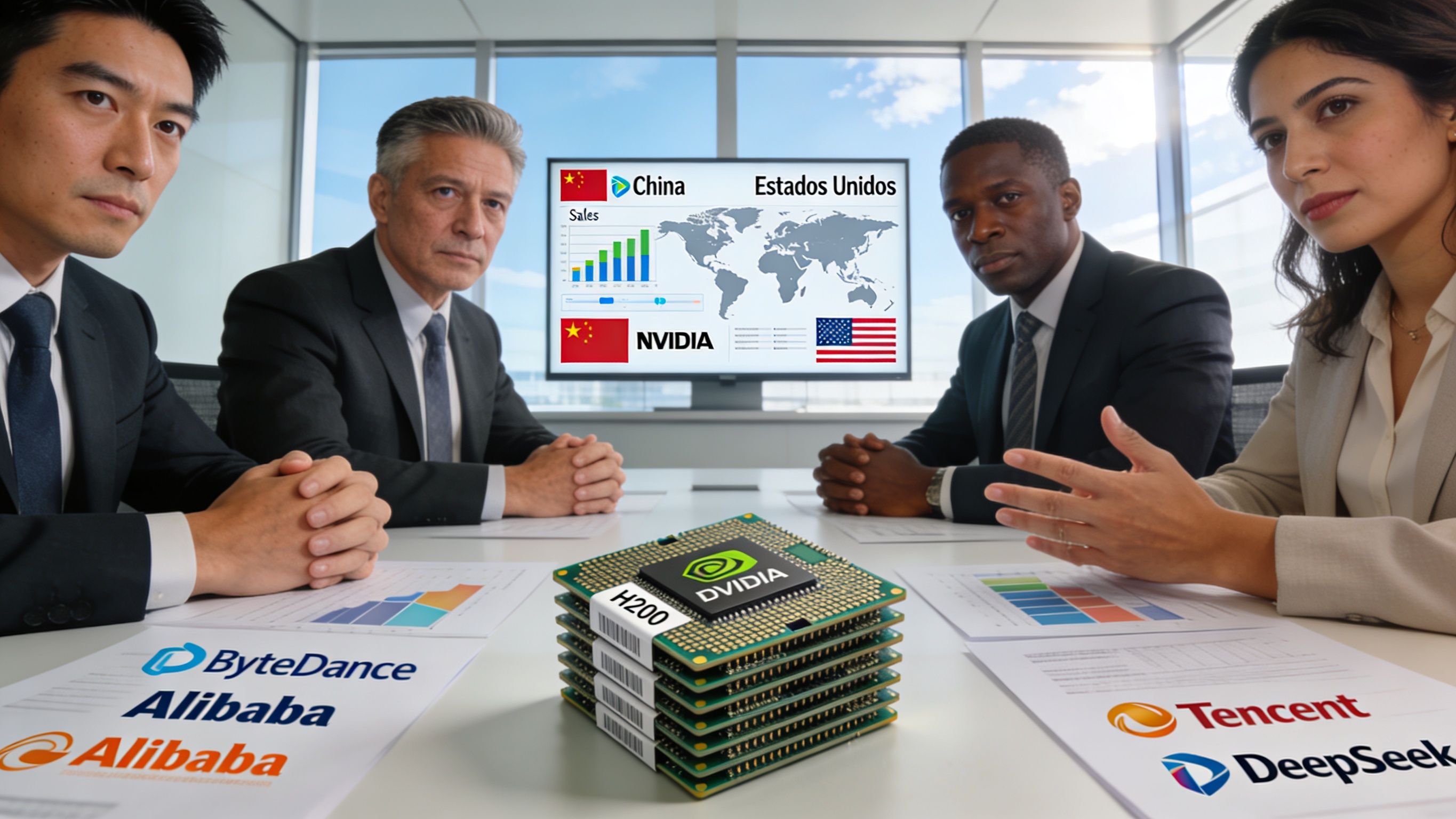 El chip H200 de NVIDIA es seis veces más potente que su predecesor y clave en la carrera de IA global