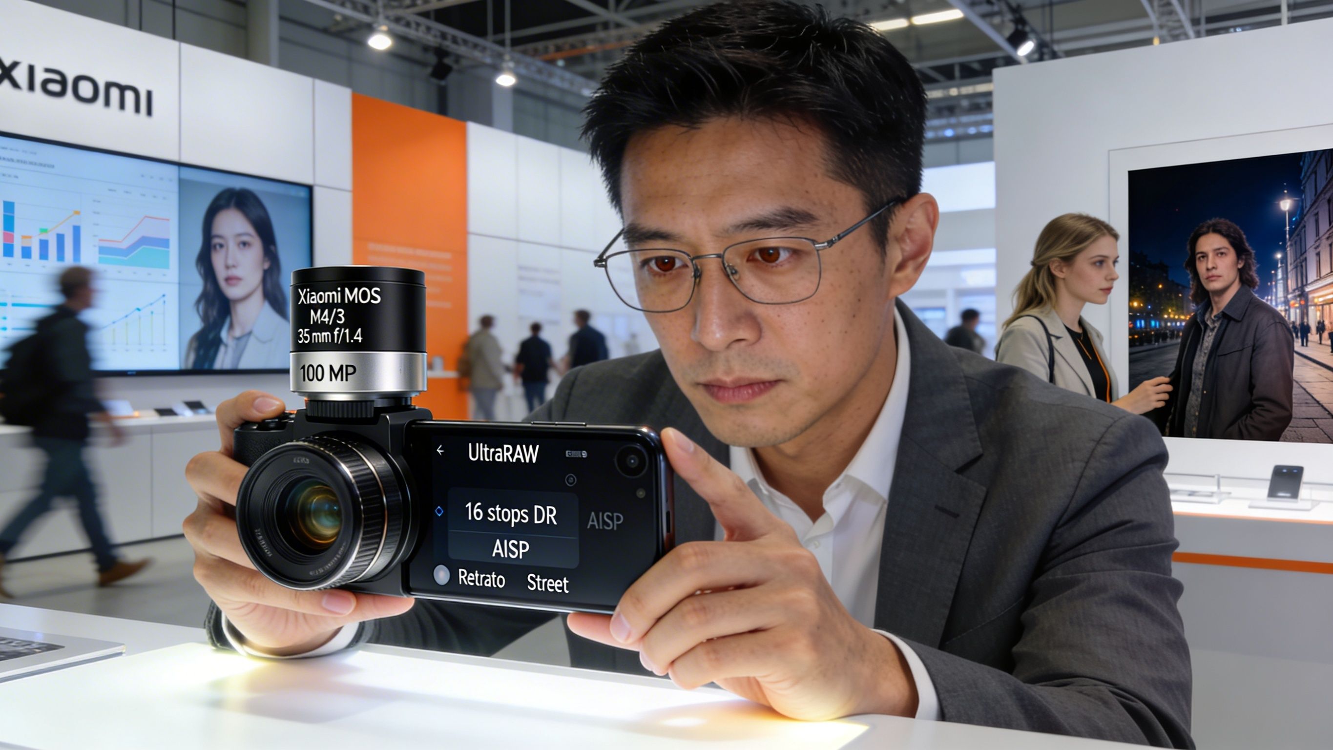 Xiaomi MOS: lente magnética con sensor Micro Four Thirds y 100 MP en tu bolsillo