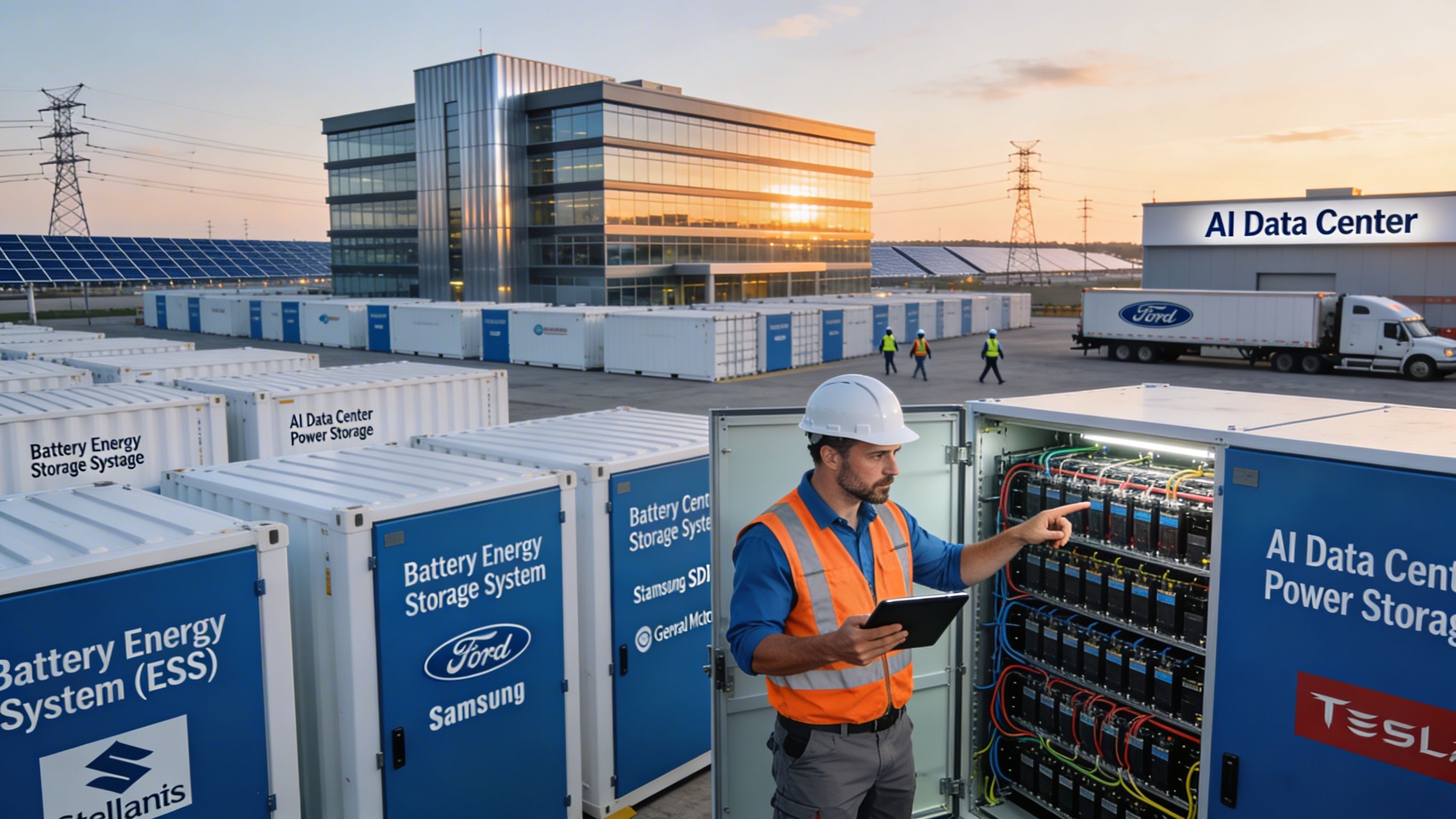 Diez fábricas de baterías para 2 millones de coches eléctricos cambian rumbo hacia centros de datos de IA