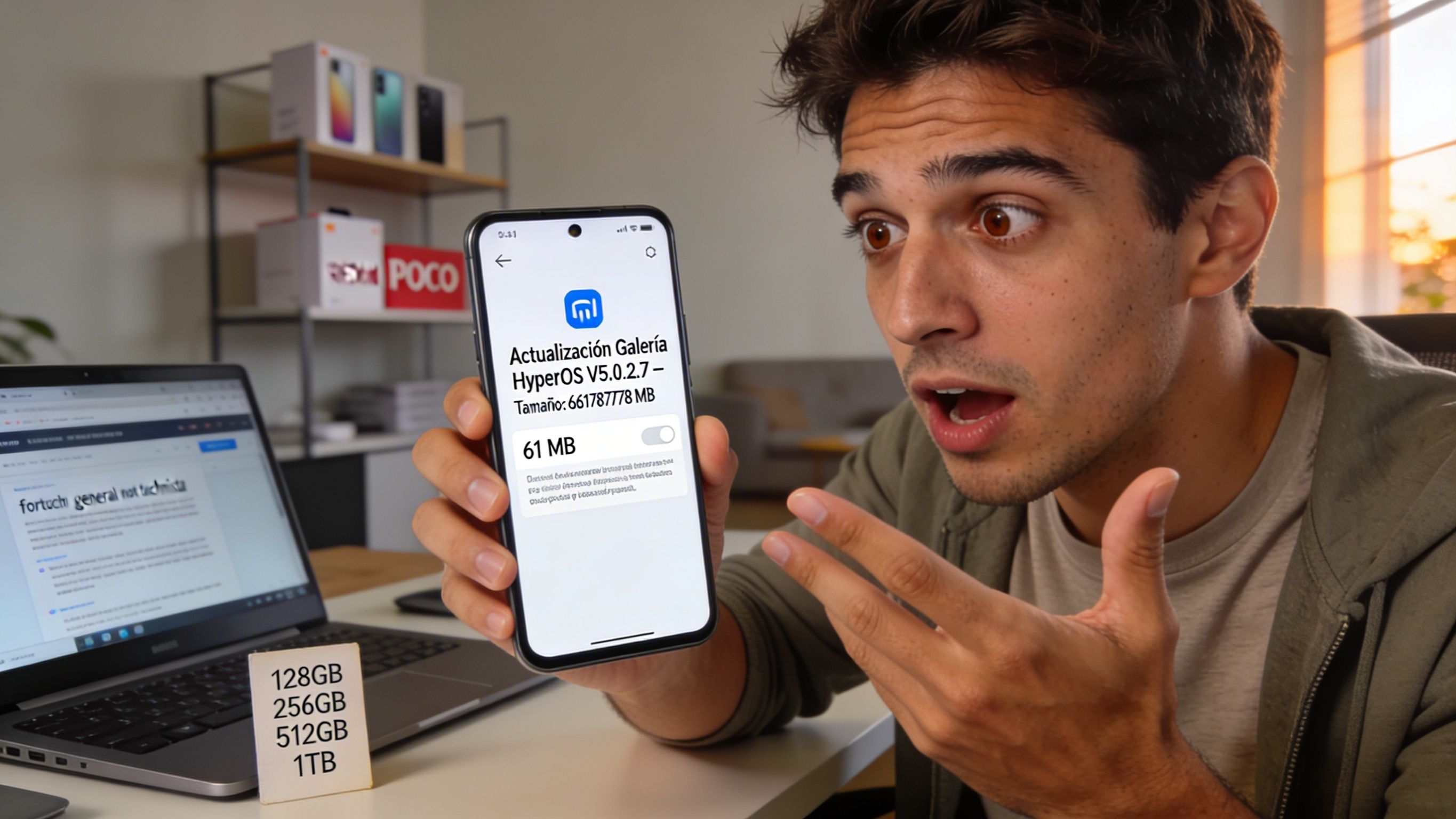 Xiaomi convierte 61 MB en 61 TB: el error que desnudó los límites del móvil Xiaomi convierte 61 MB en 61 TB: el error que desnudó los límites del móvil
