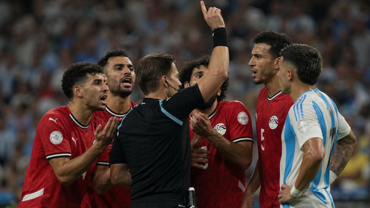 Mundial 2026: Egipto protesta tras el 3-2 de Argentina pese a 42 cámaras y más revisiones del VAR