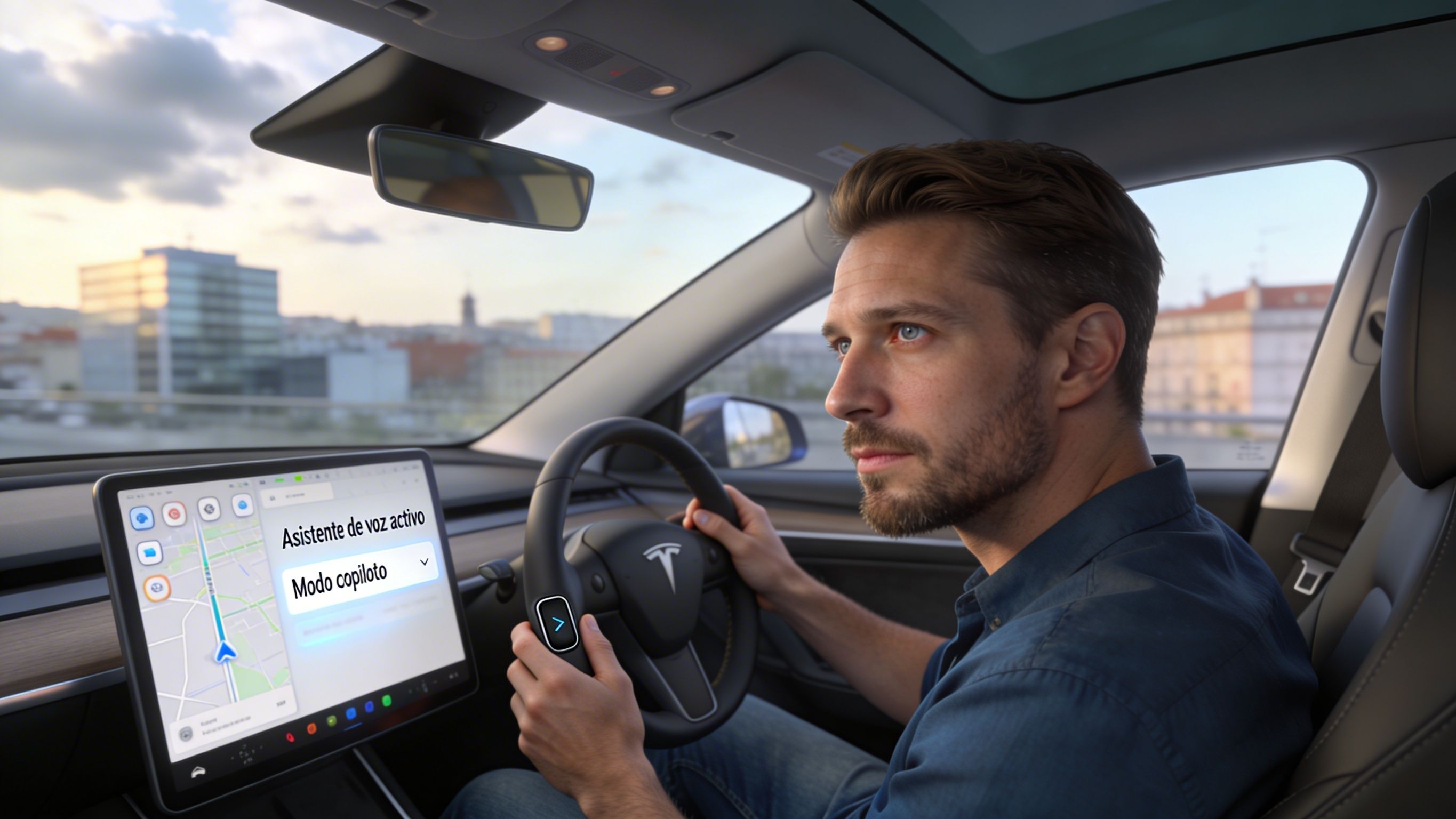 Grok llega gratis a los Tesla europeos y convierte al coche en un copiloto con actitud propia