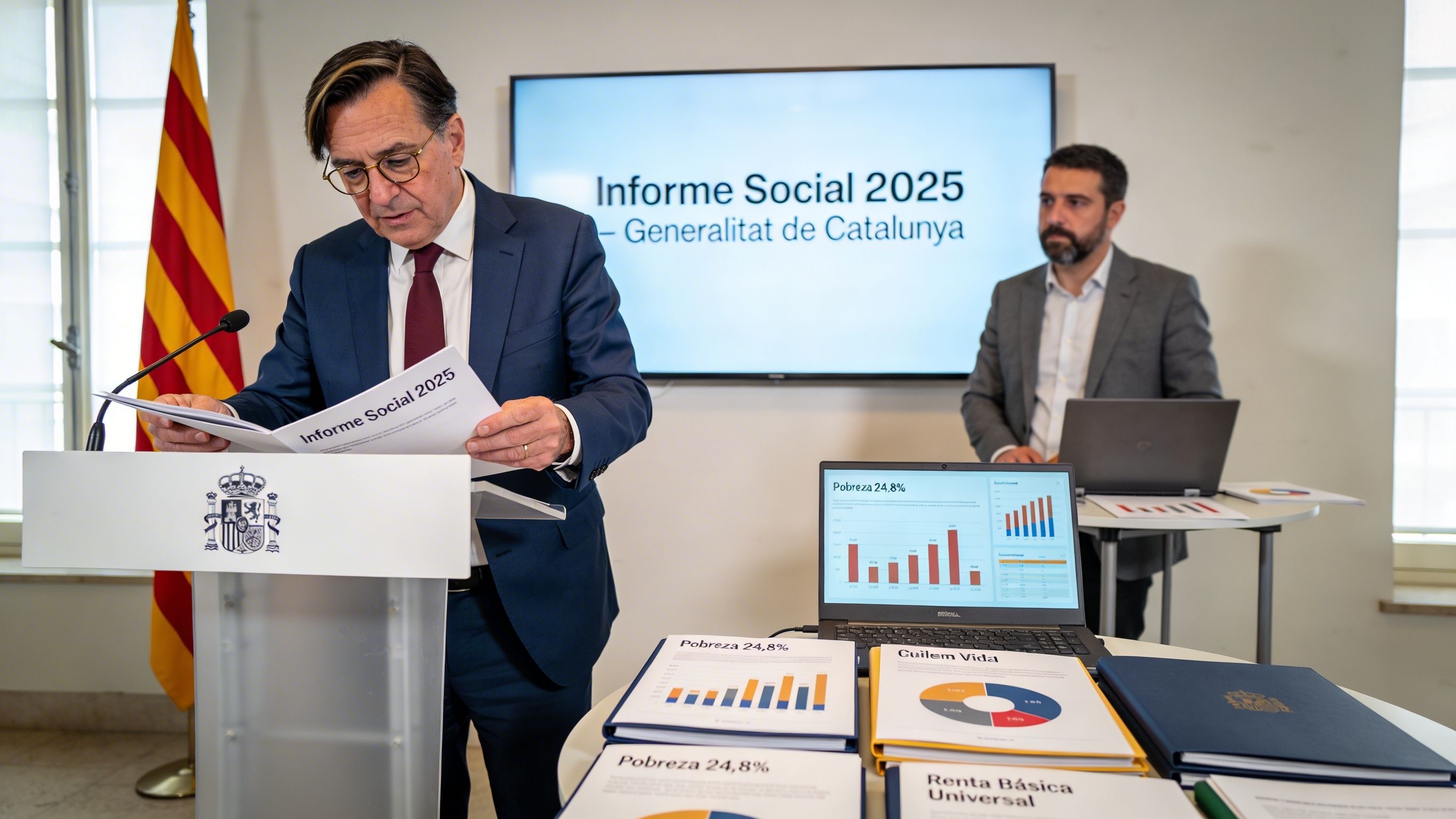 Cataluña crece un 2,5%, pero el 24,8% de su población sigue bajo el umbral de la pobreza