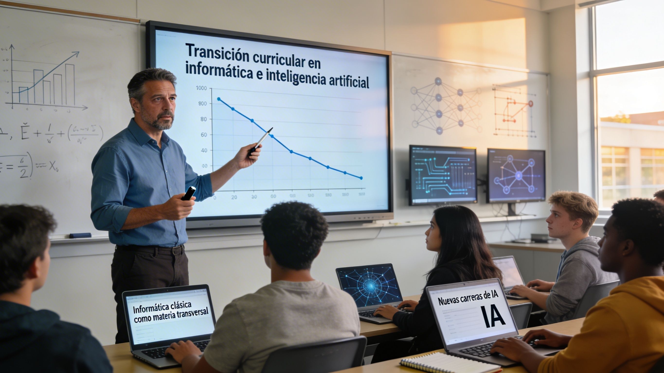 Matrículas de informática caen un 9% en California mientras la IA 'arrastra' a los perfiles junior