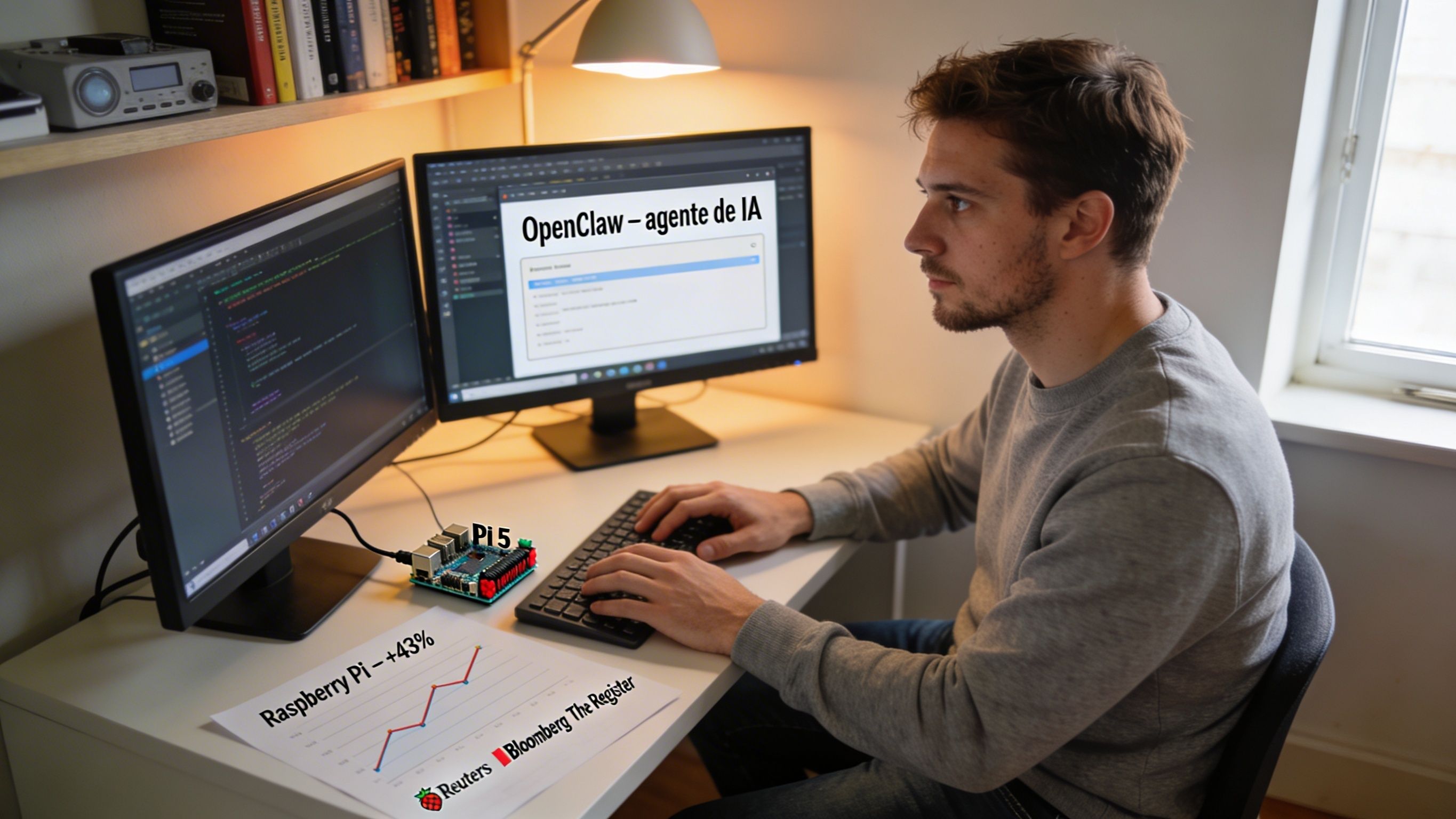 Las acciones de Raspberry Pi suben un 43 % por su papel como centro de mando de agentes de IA