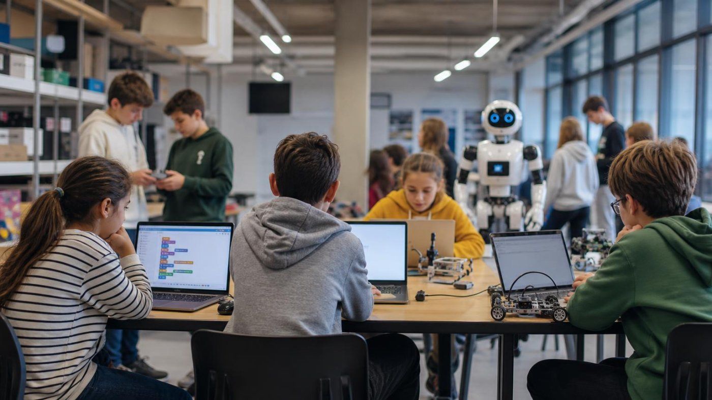 El 71,6% de los niños españoles ya usa ChatGPT o Copilot, pero el 52,3% no quiere trabajar con robots