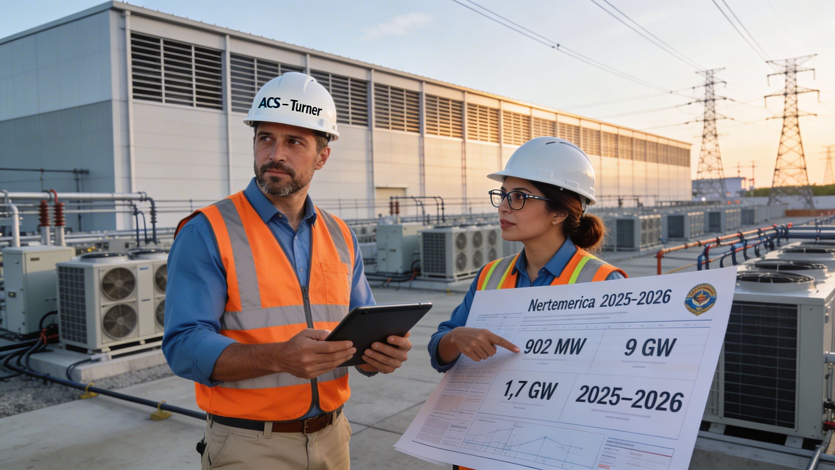 ACS gana 950 millones en 2025: Turner aporta 549 millones solo con centros de datos