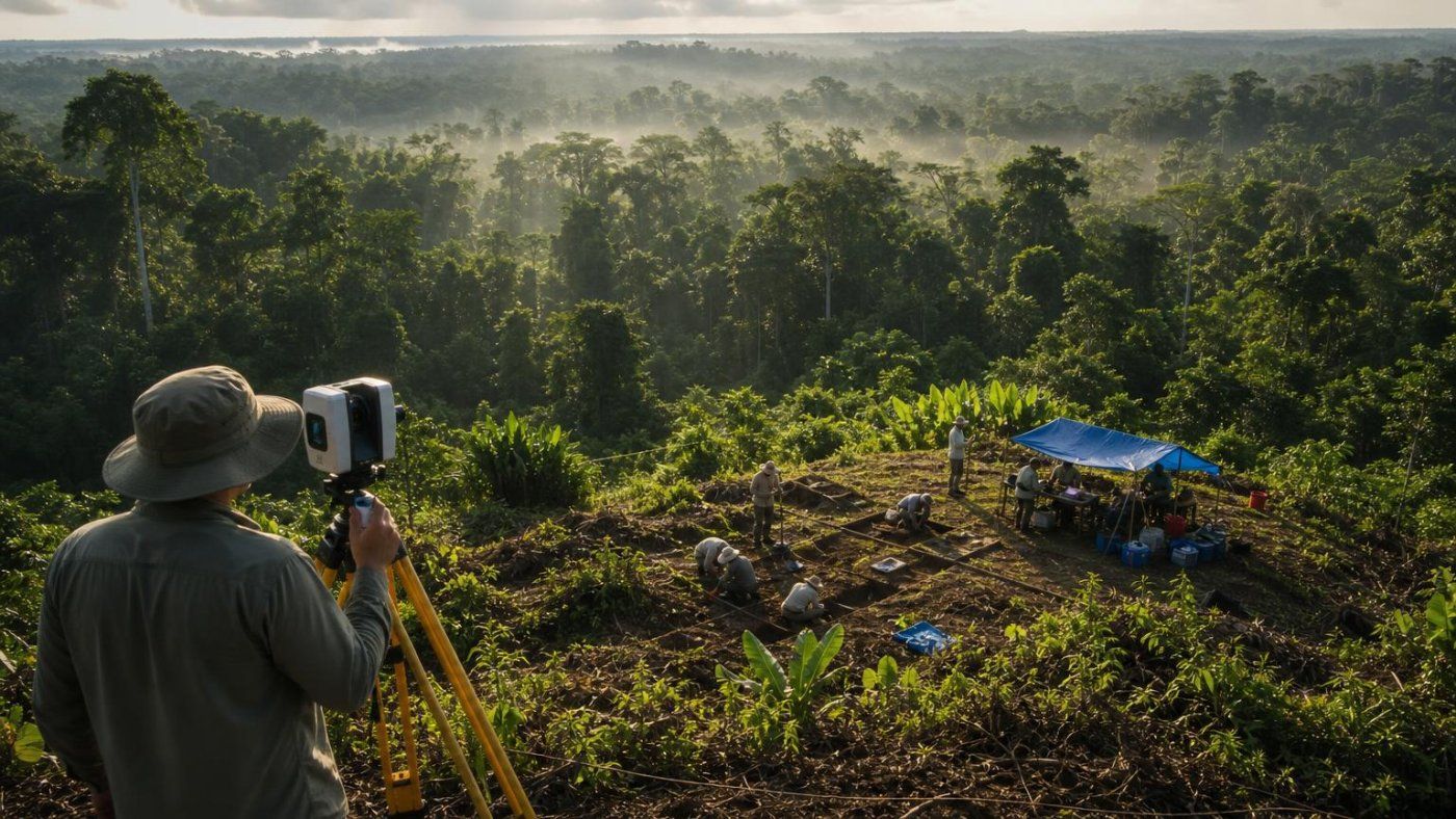 LiDAR revela casi 400 estructuras en Acre y revive una Amazonía precolombina de hasta 3 millones de habitantes