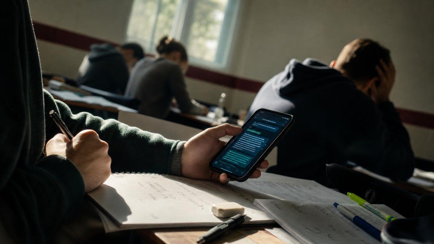 La IA sube un 18% las notas de deberes, pero hunde un 20% los exámenes sin ayuda