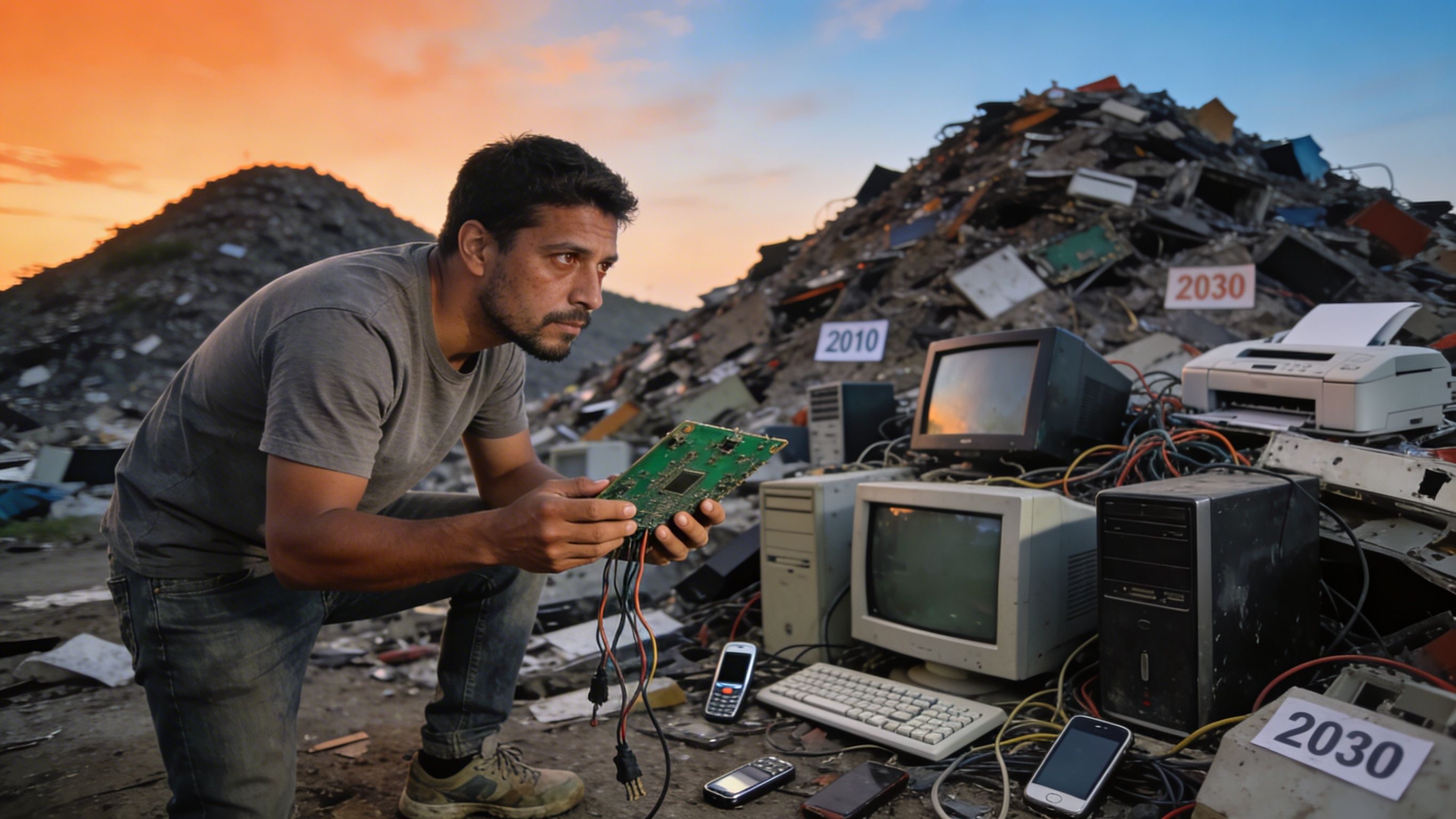 En 2010 ya generamos 10 millones de toneladas de basura electrónica: en 2030 serán 100 millones