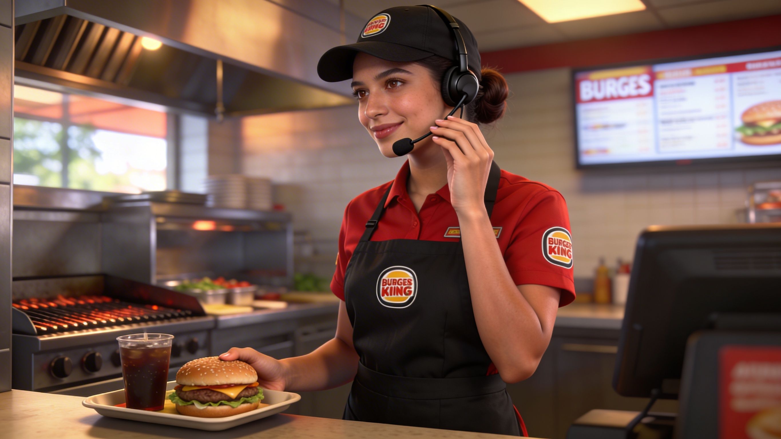 Patty, la IA que ya trabaja en 500 Burger King y Popeyes de EE.UU.