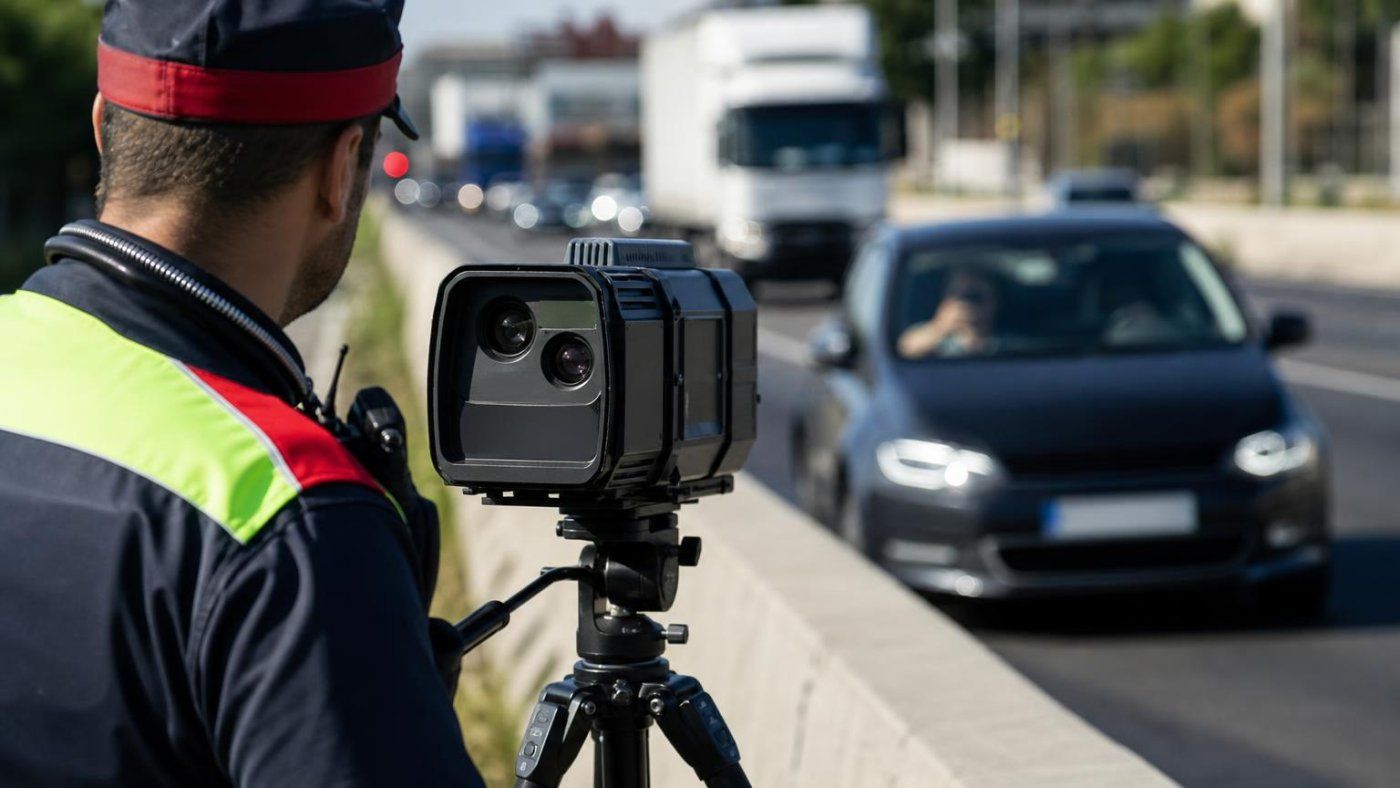 La IA de Trànsit detecta 13.000 infracciones en la A-2, AP-7 y AP-2, con más de 8.500 por usar el móvil