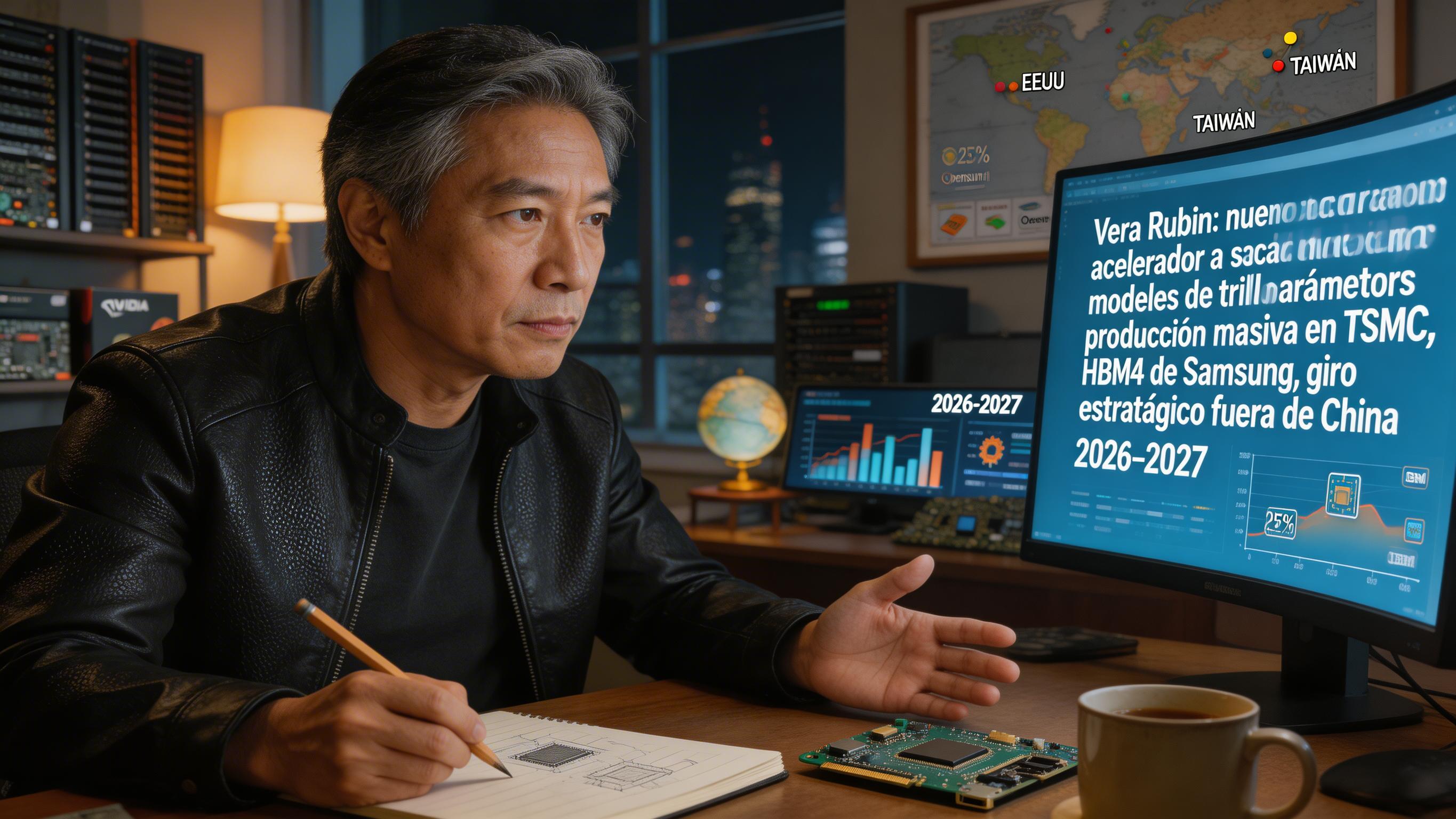 NVIDIA entierra a China y apuesta todo por Vera Rubin, el acelerador de IA a escala de rack