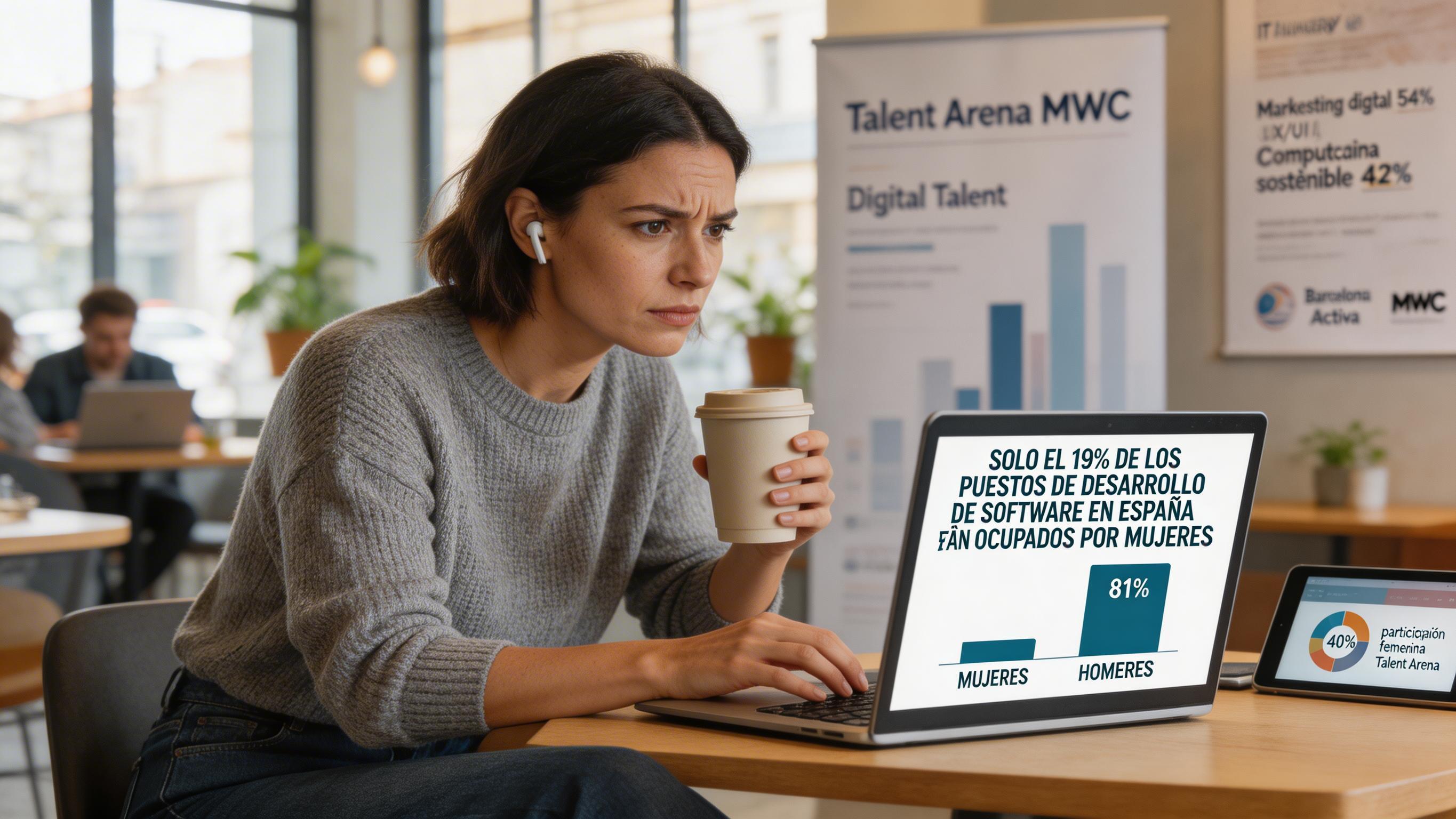 Solo el 19% de los puestos de desarrollo de software en España están ocupados por mujeres