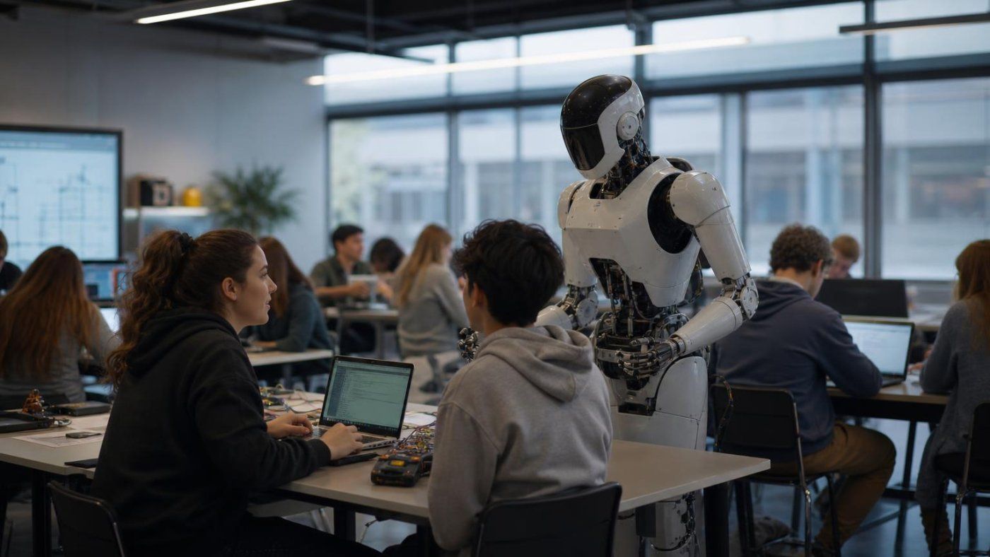 500 estudiantes de Salamanca City Central probarán Optio y el humanoide M-Series en clase en 2026