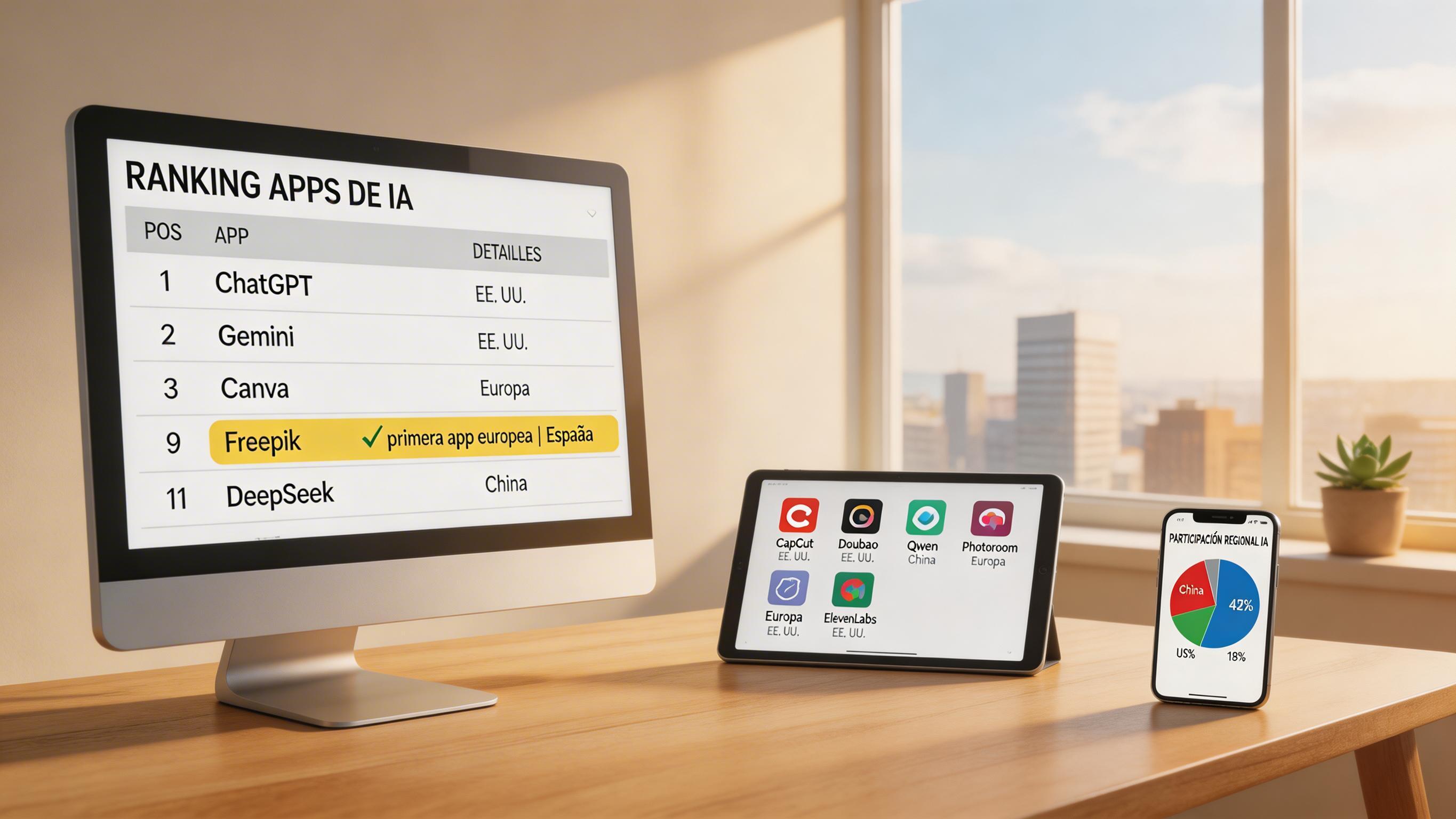 Freepik, única app española y primera europea en el top global de IA de Andreessen Horowitz