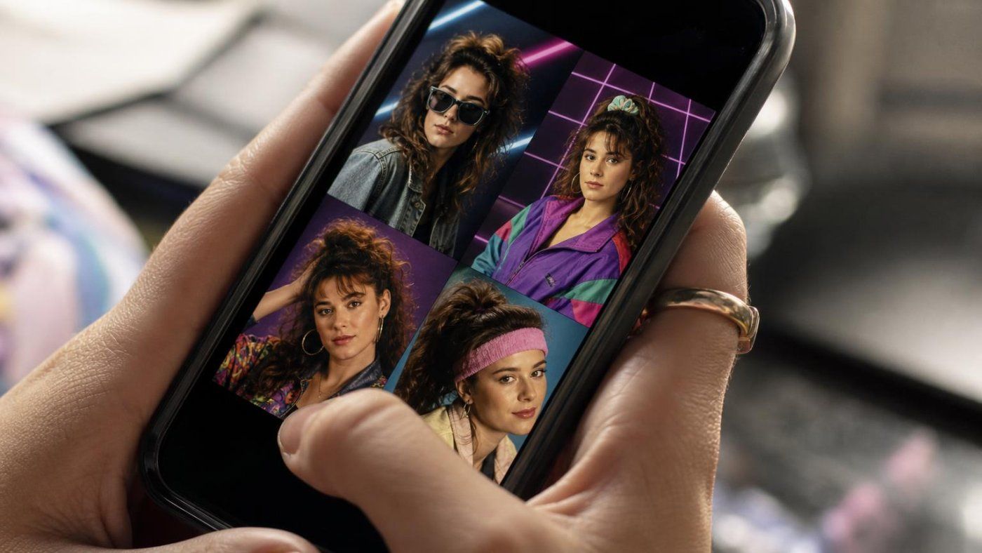 ChatGPT estrena la plantilla '80s flashback' y convierte una foto en retratos noventeros distintos cada vez