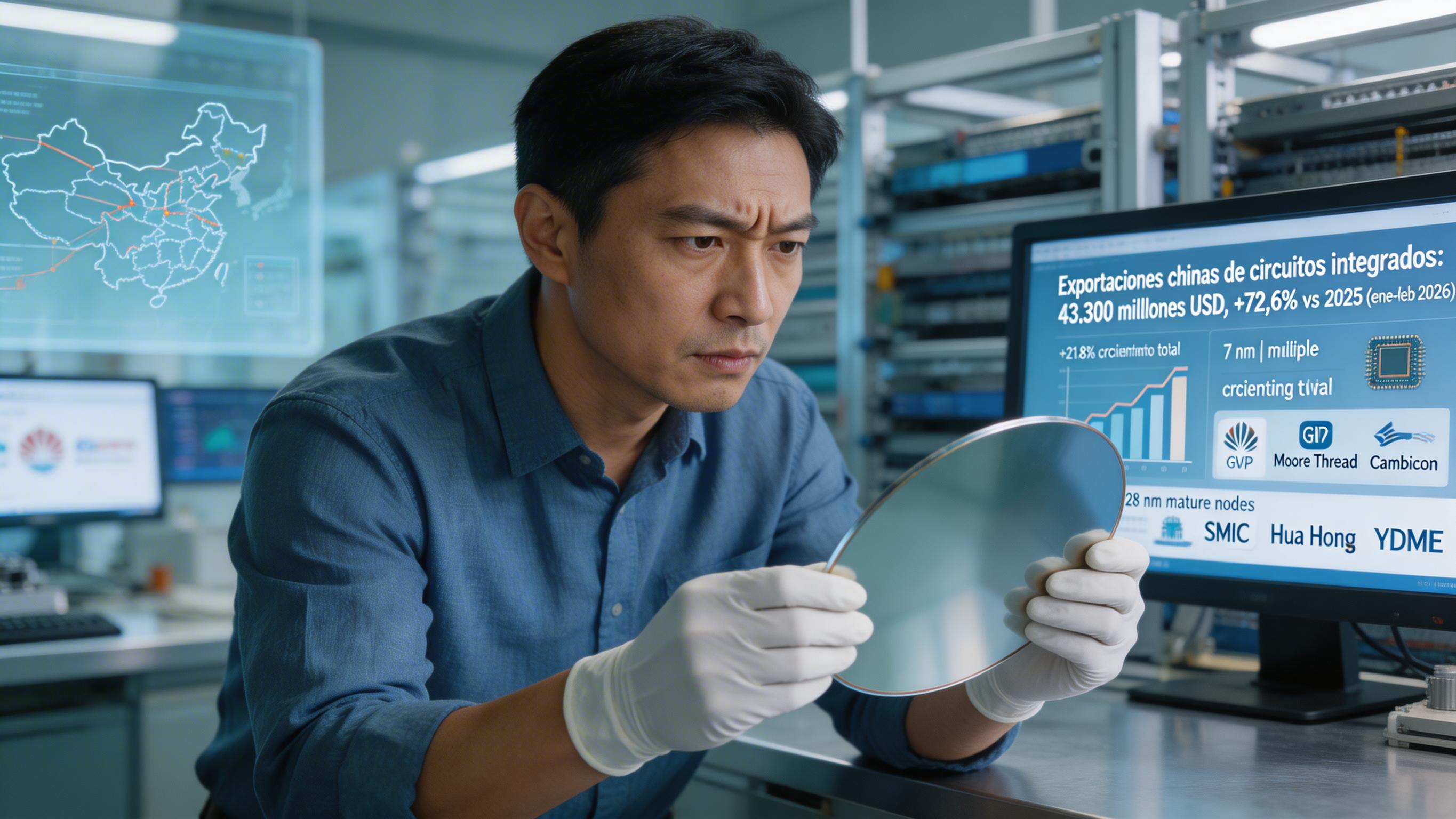 China dispara un 72,6% sus exportaciones de chips: 43.300 millones en solo dos meses