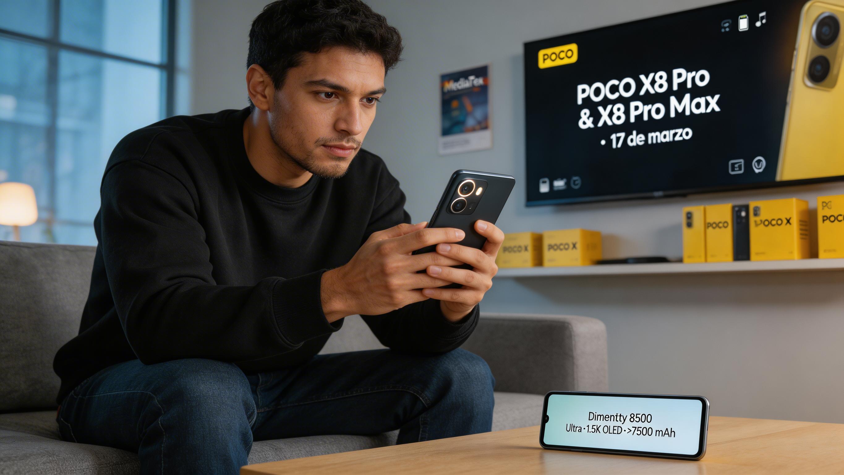 POCO X8 Pro Max: la batería de 7500 mAh que entra en ‘territorio tablet’