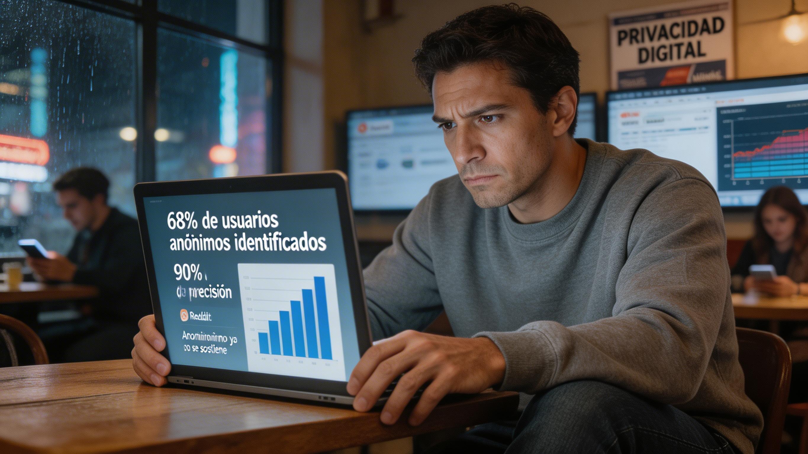 Una IA desanonimó al 68% de usuarios anónimos con un 90% de precisión