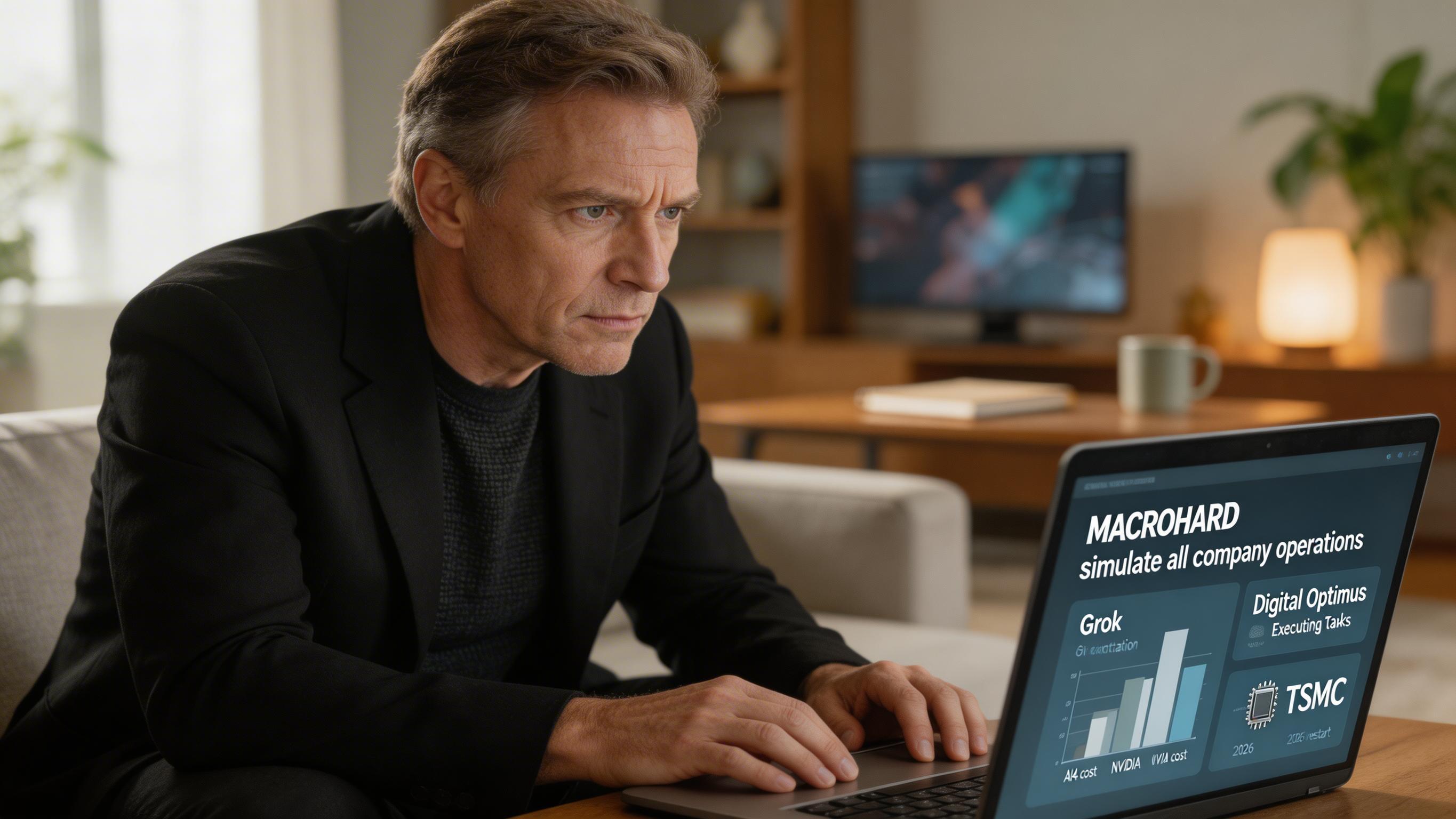 Musk dice que MACROHARD puede simular todas las operaciones de una empresa en tiempo real