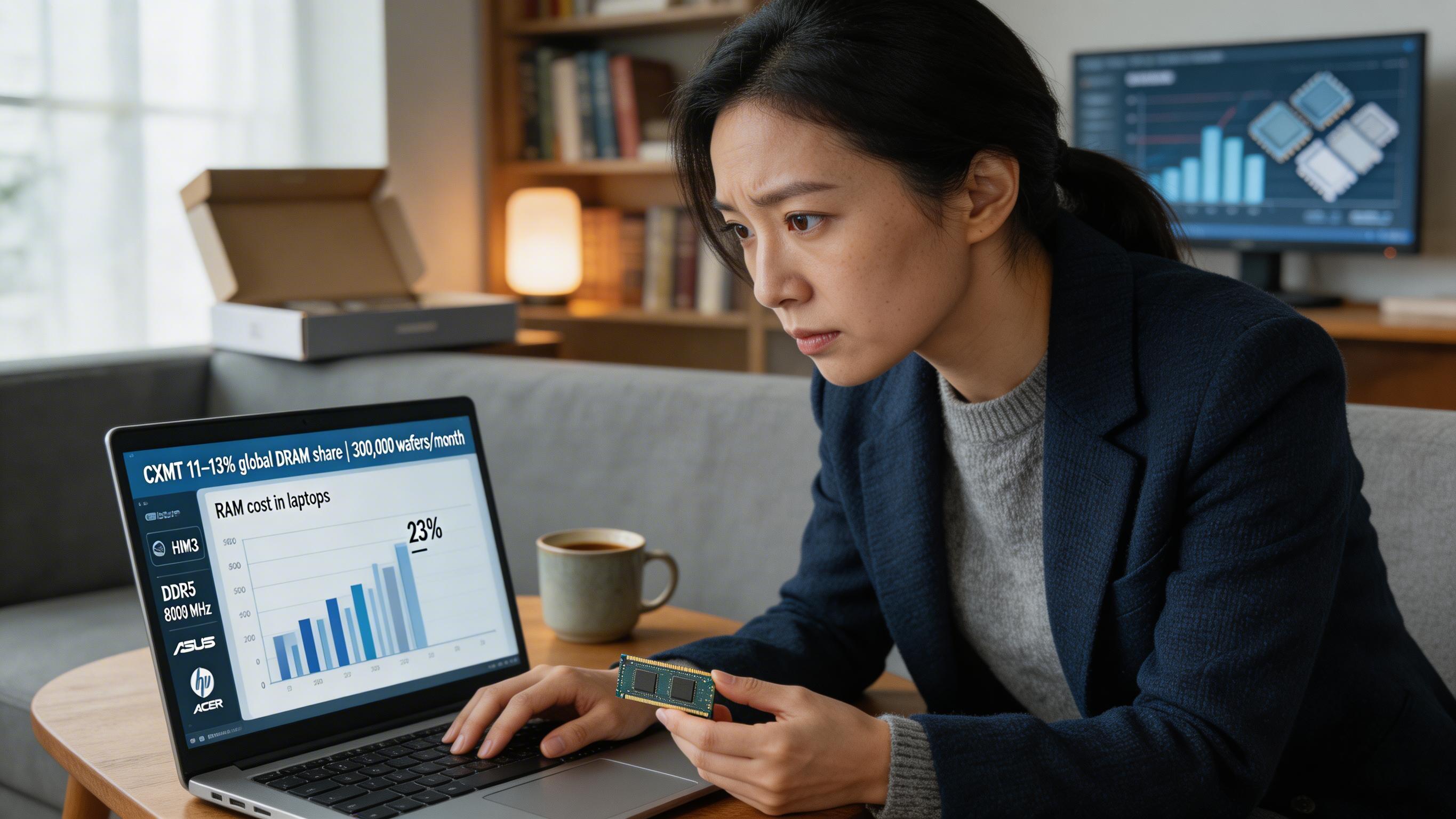 La RAM ya absorbe el 23% del precio de un portátil: en 2026 era el 16% La RAM ya absorbe el 23% del precio de un portátil: en 2026 era el 16%