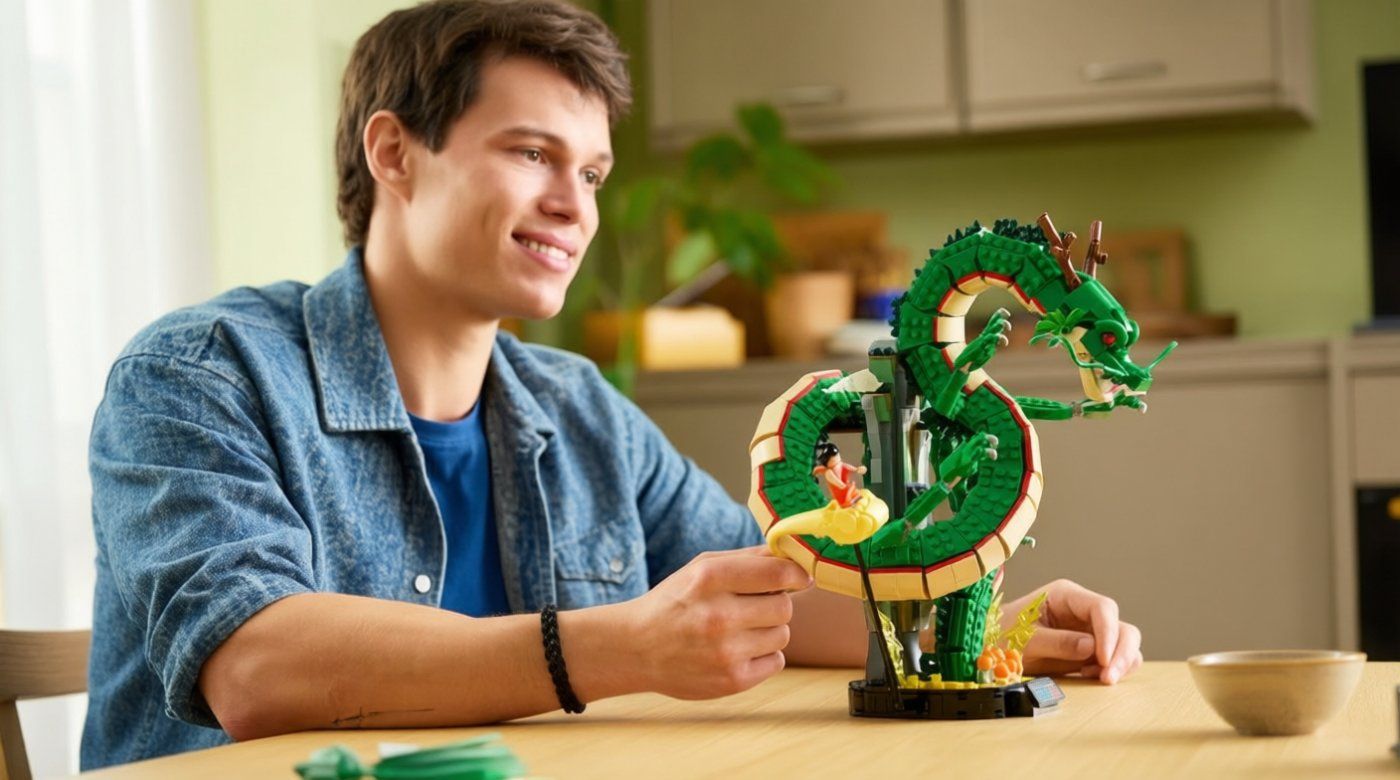 LEGO lanza 'Dragon Ball' con Shenron y Goku: 1.764 piezas y 139,99 euros