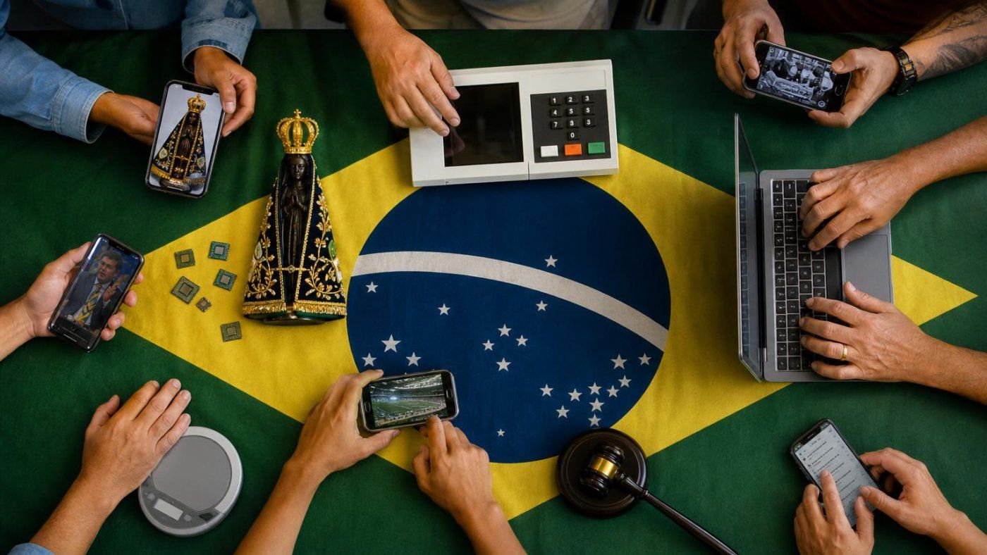 Brasil vota entre bulos religiosos, vídeos de IA y chips taiwaneses en una campaña que ya salpica a Lula y los Bolsonaro