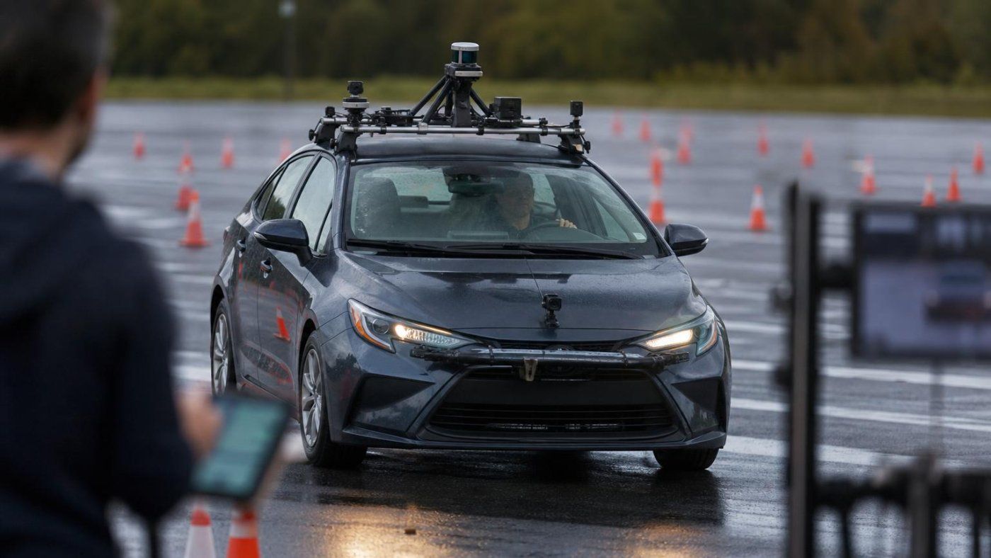 GPT-6 Astra es el único que completa un circuito real en un Toyota Corolla entre conos