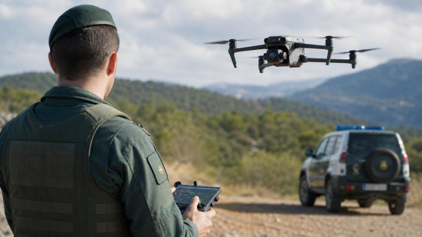 La Guardia Civil estrena 58 drones con IA que detectan personas, vehículos y embarcaciones y vuelan 40 minutos