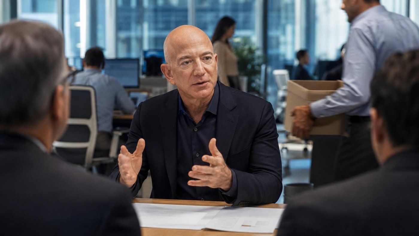Jeff Bezos imagina semanas de 3 días por la IA mientras Amazon suma 30.000 despidos