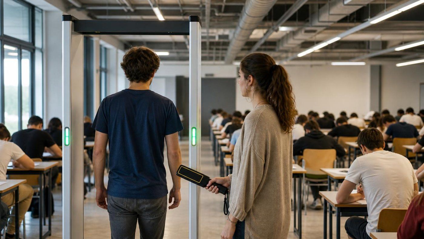 La UPV plantea arcos para detectar móviles apagados en exámenes mientras la IA entra en clase