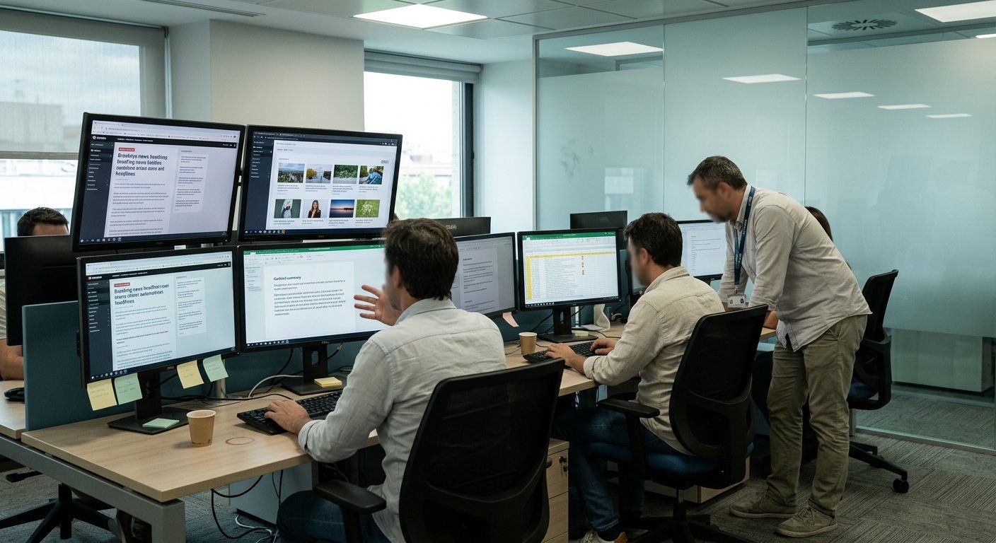 En España corrigieron 6.000 fotos generadas por IA en una redacción que ya publicaba sin filtro humano