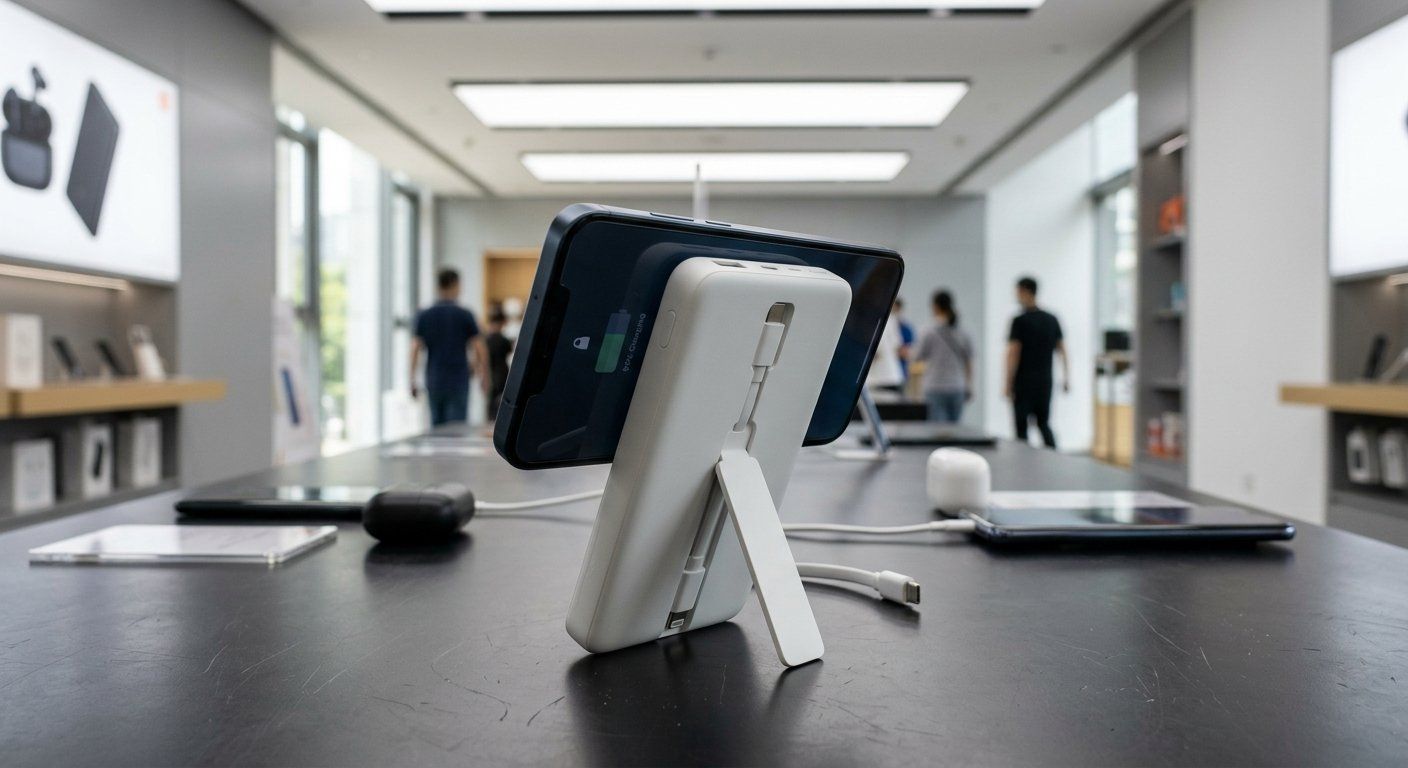 Por 25 euros, Xiaomi mete 10.000 mAh, 33W, carga inalámbrica y soporte plegable en una sola power bank Por 25 euros, Xiaomi mete 10.000 mAh, 33W, carga inalámbrica y soporte plegable en una sola power bank