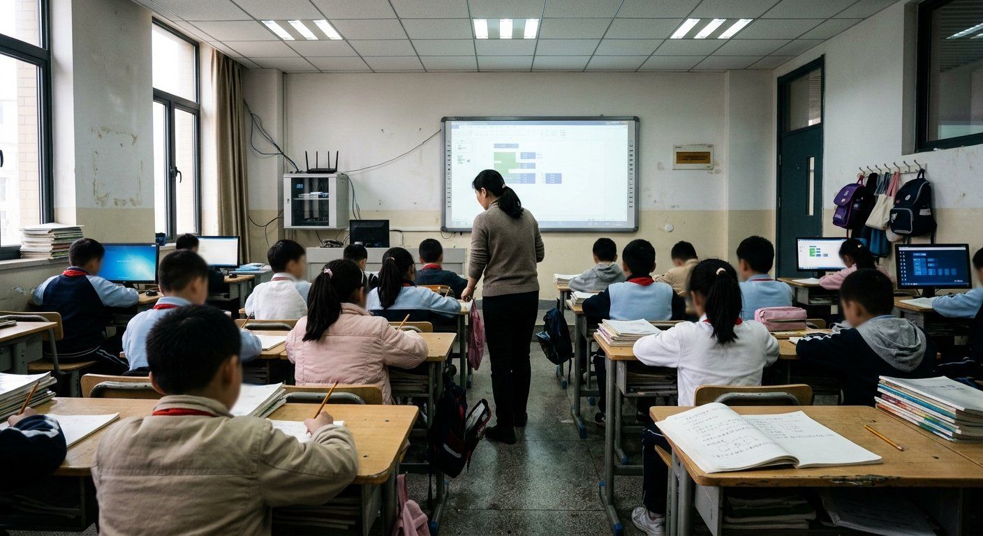 China quiere ser superpotencia en alfabetización en IA: así cambiarán sus aulas
