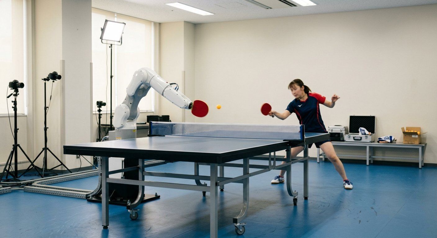Ace de Sony AI reacciona en 20,2 ms: juega tenis de mesa con 200 decisiones por segundo y compite con profesionales
