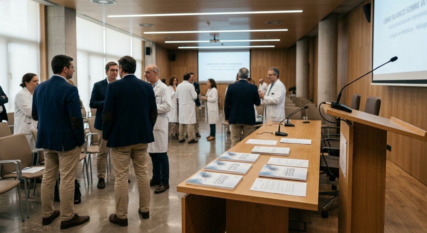 Un Libro Blanco del Colegio de Médicos de Málaga pide que la IA “apoye, pero nunca sustituya” el juicio clínico