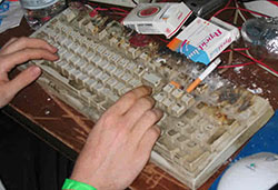 Un teclado impecable