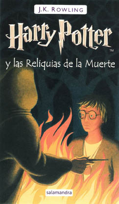 Primera portada en español de Harry Potter y las reliquias de la muerte