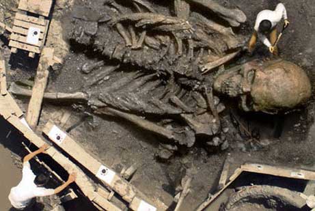 El hoax del esqueleto gigante