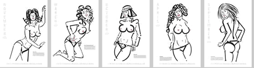 Calendario de ''chicas pin-up'